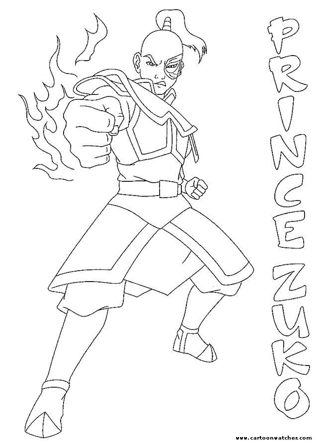 avatar last airbender coloring pages. Avatar The Last Airbender