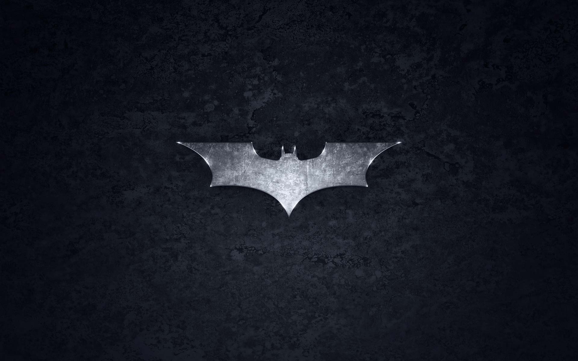 Steel Batman logo Wallpaper