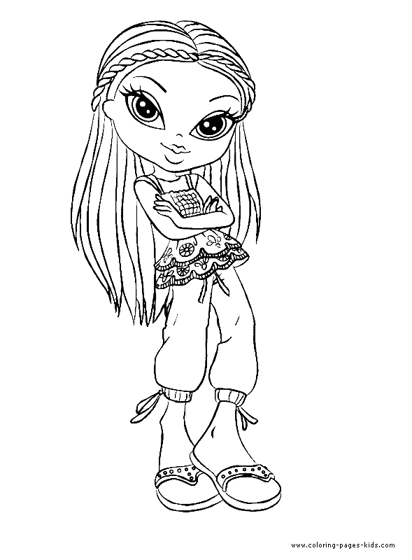 baby bratz free coloring pages - photo #15