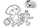 patrick free coloring pages for Dora the Explorer  Dora the Explorer  coloring picture