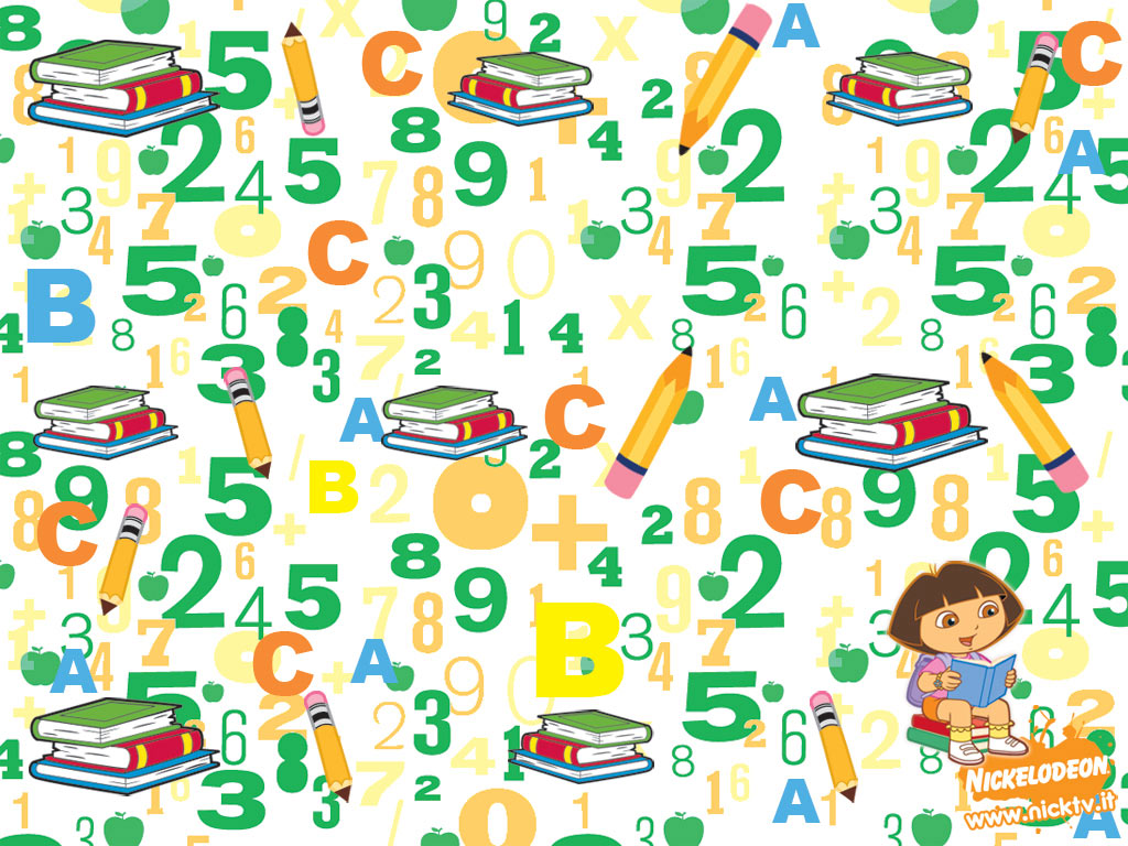 Dora the Explorer numbers wallpaper