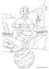 Aang free Avatar Airbender coloring pages