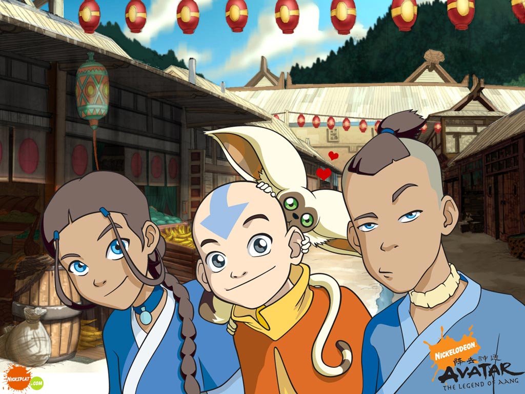 Katara, Aang, Sokka, Avatar The Last Airbender Wallpaper