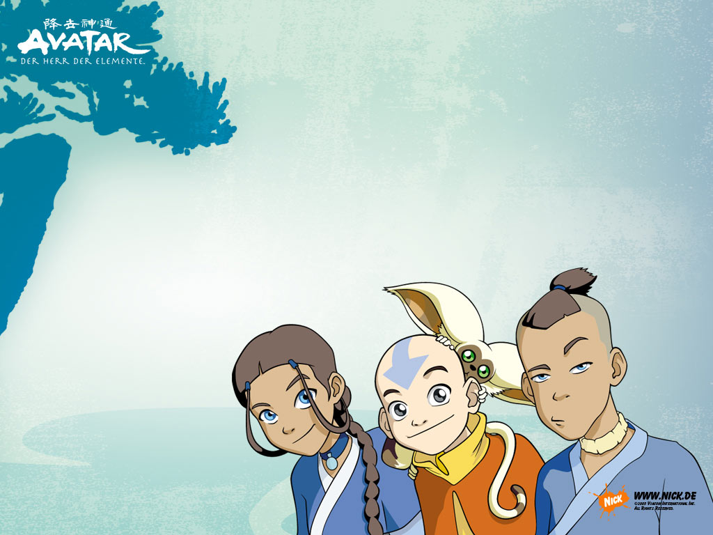 Aang, Katara and Sokka, Avatar The Last Airbender Wallpaper - Cartoon  Watcher