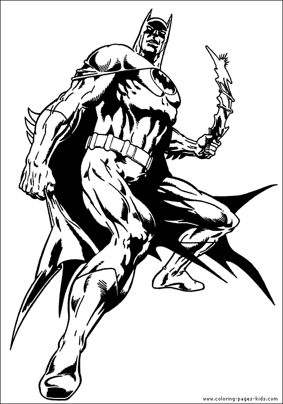 Batman coloring sheet