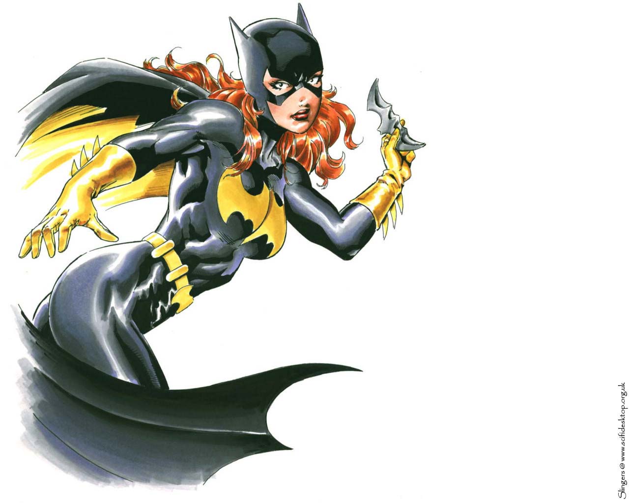 Retro Batgirl Wallpaper
