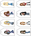 Bratz Party tags