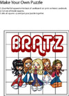 Bratz party cards