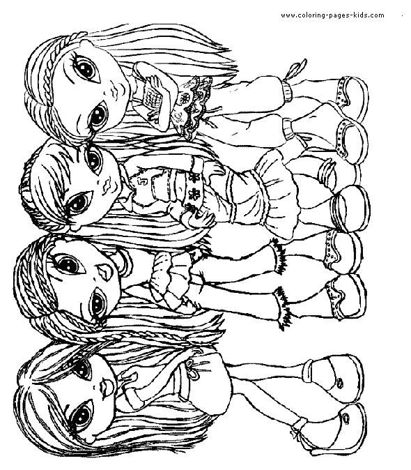 Bratz coloring pages printable games #2