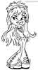 bratz coloring page