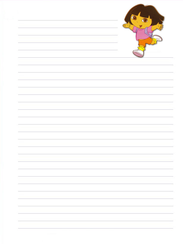 Dora the Explorer stationary