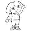 free Dora the Explorer  coloring pages Dora the Explorer coloring sheet