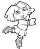 printable Dora the Explorer coloring sheet printable Dora the Explorer coloring pages