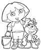 Dora the Explorer  color page Dora the Explorer coloring color Dora the Explorer