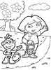 Dora the Explorer  color page Dora the Explorer coloring color Dora the Explorer