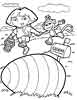 Boots Dora the Explorer  color page Dora the Explorer coloring color Dora the Explorer