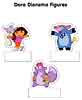 Dora the Explorer cut out figures