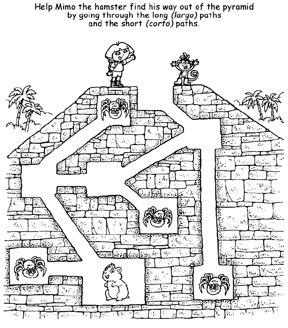 Dora The Explorer Pyramid Maze