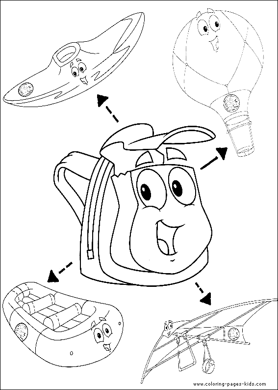 Go Diego Go coloring page