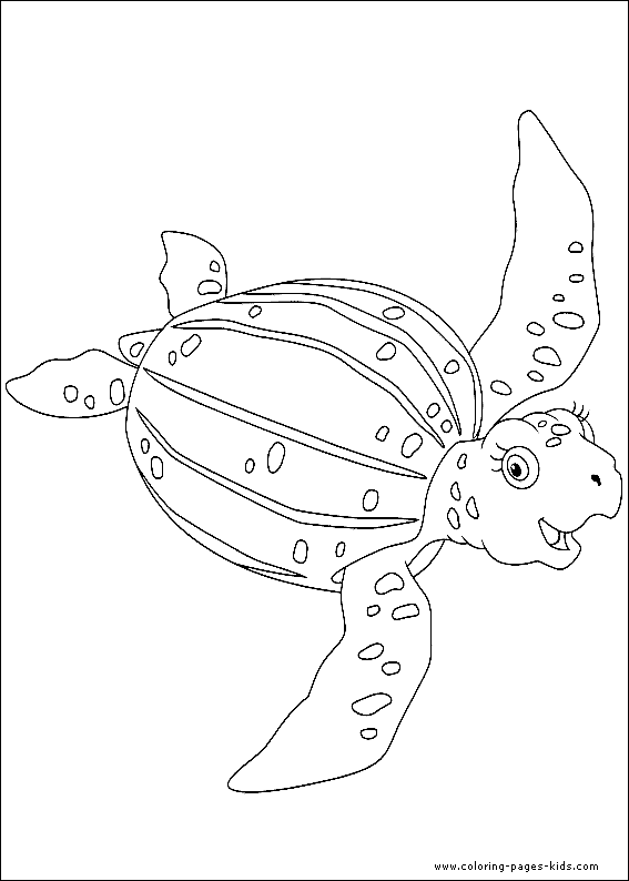 Tuga the Turtle Go Diego Go Coloring page 