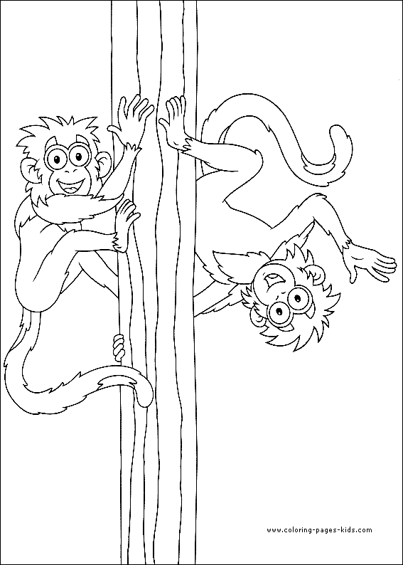 Go Diego Go coloring page