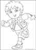 Go Diego Go cartoon coloring pages, cartoon character color plate, coloring sheet,printable coloring picture