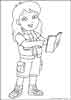 Go Diego Go cartoon coloring pages, cartoon character color plate, coloring sheet,printable coloring picture