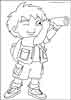 Go Diego Go cartoon coloring pages, cartoon character color plate, coloring sheet,printable coloring picture