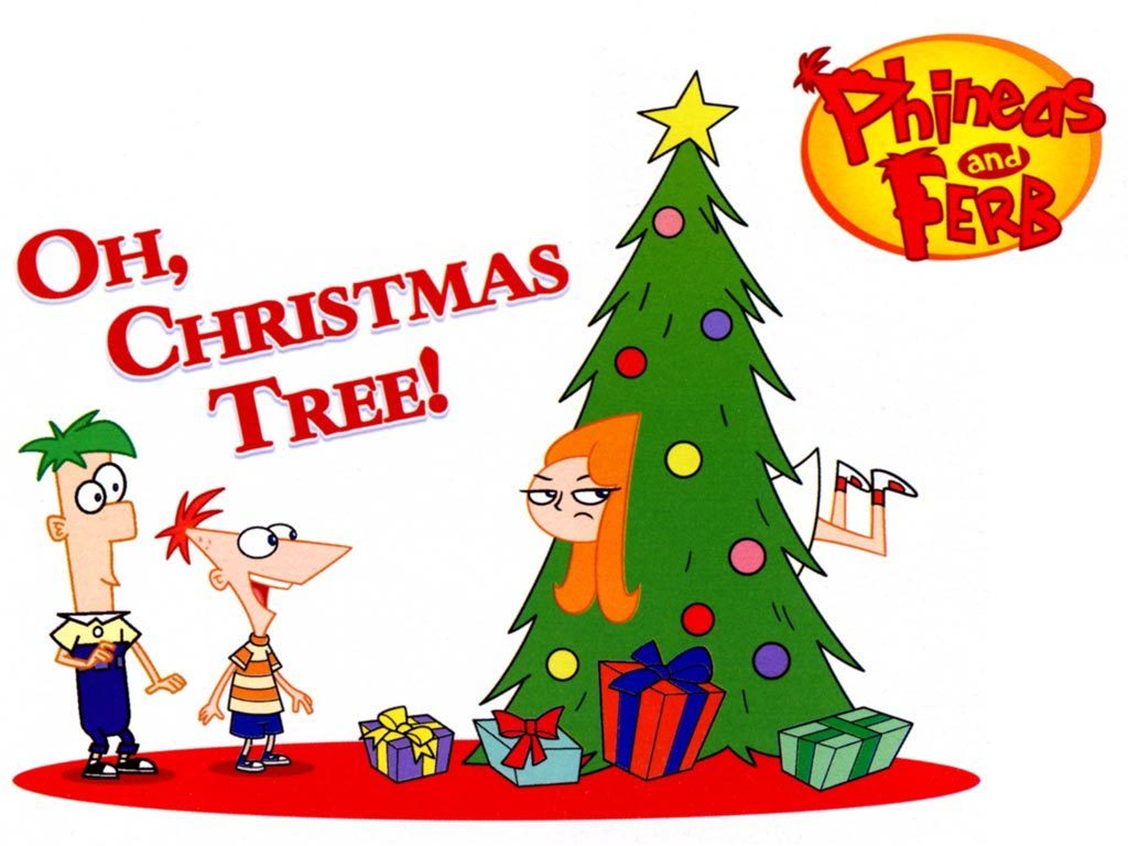 Phineas and Ferb Christmas Wallpaper