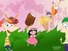 Phineas and Ferb Candy Land Wallpaper
