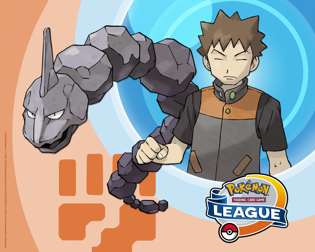 Pokemon Wallpaper of Brock and Onix