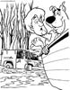 Scooby-Doo and Shaggy coloring page