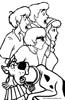 scooby doo gang coloring pages