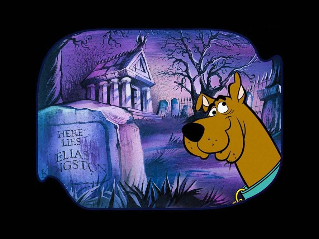 Black Scary Scooby Doo Wallpaper